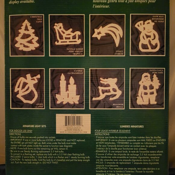 Vintage Christmas Lights - Angel Silhouette - Window Display - Retro Christmas - Picture 8 of 14